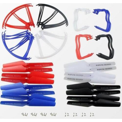 Syma X5 X5C Spare Parts Main Blade &Blade Protecting Frame & Landing Skid for SYMA X5C X5C-1 X5 RC Quadcopter-4color