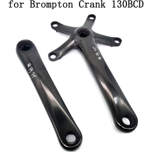 Bike Crankset BCD130 for Brompton Crank Aluminum Alloy as Original for 3Sixty Pike Folding Bike