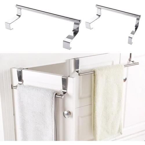 Towel Rack Bath ing Holder Wall Mount Over The Door er Organizer Bar