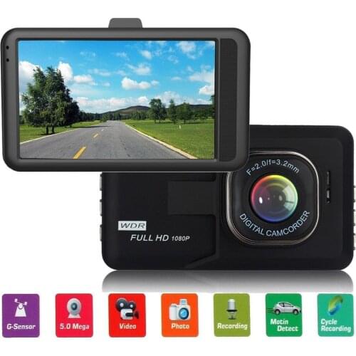 3 Inch Dash Cam Car DVR Night Vision with HDMI Interface Full HD 1080P DVR Video Protable Recorders Dash Camera Driving Cycle Re