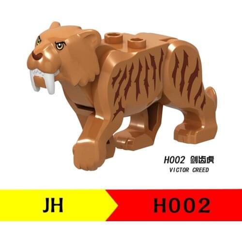Animals Saber-toothed Tiger Home Decoration Kid & Babies Prince of Persia Jungle Adventure Series Building Blocks Animal Kit Set