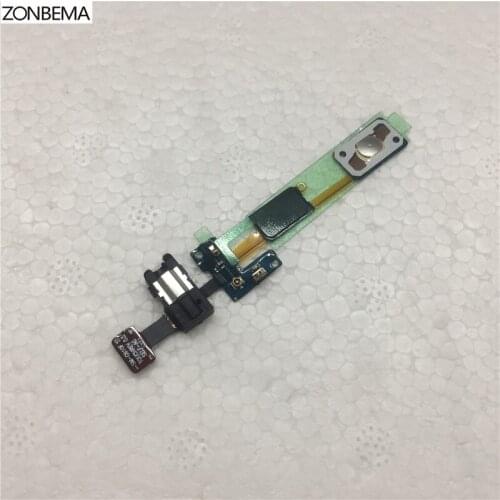 ZONBEMA 100pcs/lot New Home Button keypad Sensor Audio Jack Headphone Flex Cable For Samsung Galaxy J7 Prime On7 2016 G610