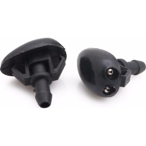 1pair Car Windshield Washer Sprayer Nozzle Dual Holes For Nissan 1348