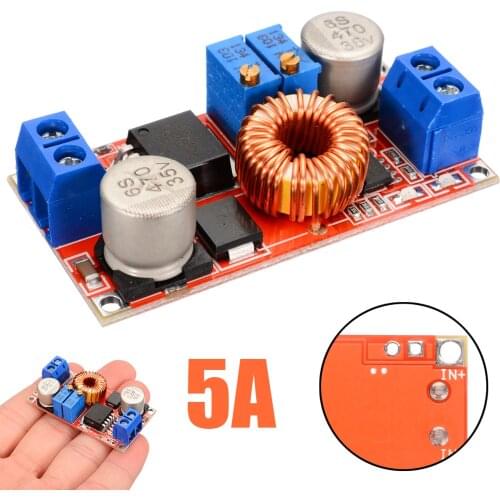 1pc Adjustable 5A DC Buck Module 5V-32V to 0.8V-30V Constant Current Voltage Regulator Step Down Converter for Battery Charger