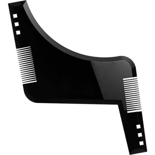 1Pcs Beard Shaping Comb Styling Template Beard Hair Brush for Hair Beard Trimmer Template Stencil Men Beard Salon Styling Tools