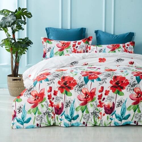 2021 Flower Hot Sell Comforter Bedding Sets Gifts USA Size Twin Full Queen King Luxury