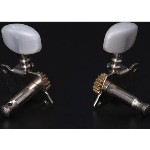 2R+2L Guitar Ukulele Tuning Pegs Button Strings Tuning Tuners Heads Accessories