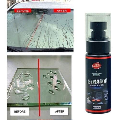 60ml auto rearview mirror Water flooding agent front windshield rear windshield Helmet goggles Rainproof agent coating