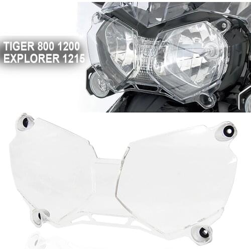 NEW Motorcycle Acrylic FOR Triumph Tiger 800 XC XCX XCA XR XRT XRX 2011-2018 Headlight Protector Light Cover Protective Guard