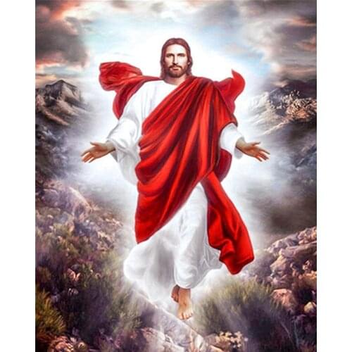 SHANSHIYOUPIN 5D DIY Diamond Painting Diamond Embroidery Religion Jesus Icons Cross Stitch Full Diamond Mosaic Home Decor