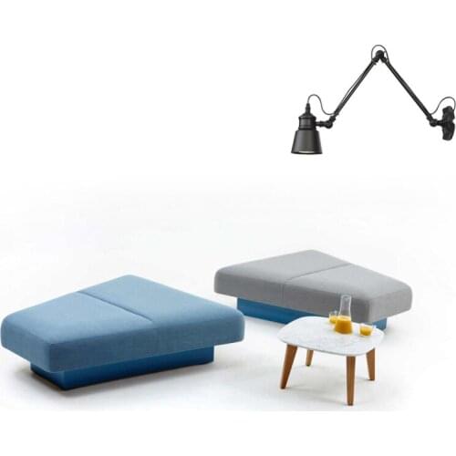 American Country Simple Iron Art Long Arm Foldable Lamp Edison Light Bulb LED Wall Light Decoration Light Bedroom/Living Room