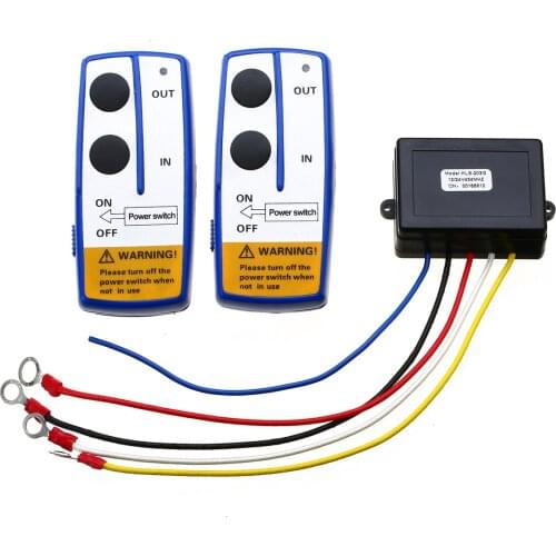 Car Electronic 12V 50ft Winch Wireless Remote Set Automobile Winch Remot Control Switch Handset Kit For ATV SUV UTV