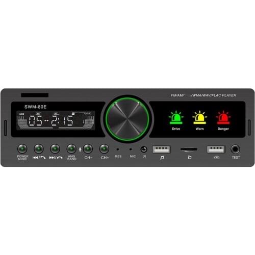Car FM Player Dual USB Bluetooth Hands-free Alcohol Test Radio Player for Vehicles автомагнитола автомагнитолы Аудио для авто