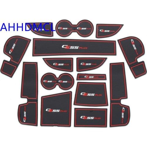 Car Door Slot Pad Cup Armrest Storage Pad Mat Rug For Chana Changan CS55 Plus 2020