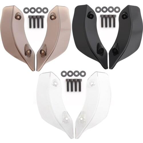 Motorcycle Side Wing Windshield Air Deflector For Harley Touring Road Glide 2015-2020 ABS Plastic Fairing Trim