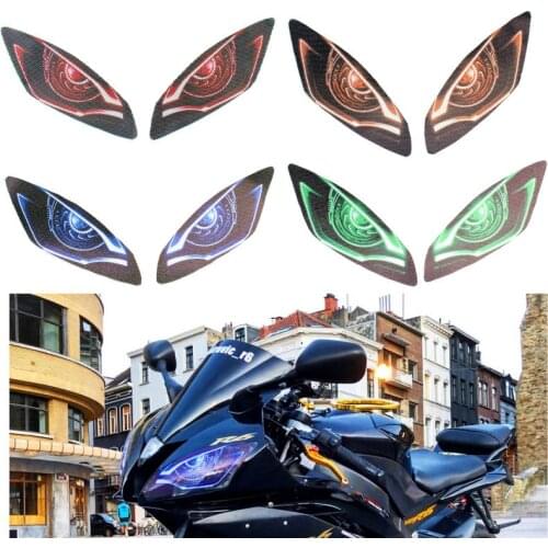 For Yamaha YZF-R6 YZFR6 YZF R6 2006 2007-2016 Motorcycle 3D Front Fairing Headlight Guard Sticker Headlight Protection Sticker
