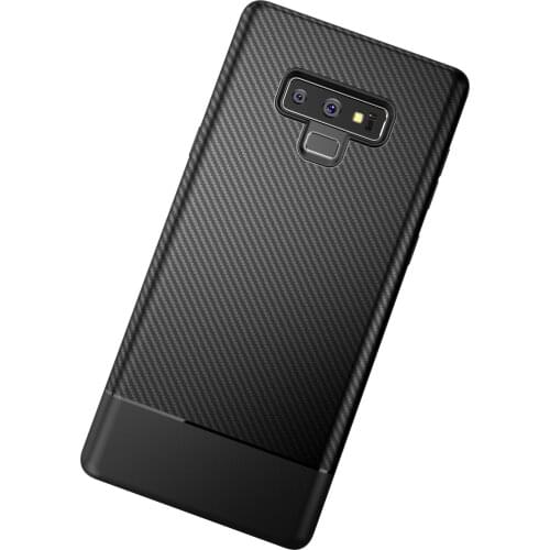 VNSTRIP Elegant Carbon Fiber TPU Case for Samsung Note 9 Soft Thin Slim Back Anti-shock Classic Case for Galaxy Note 9