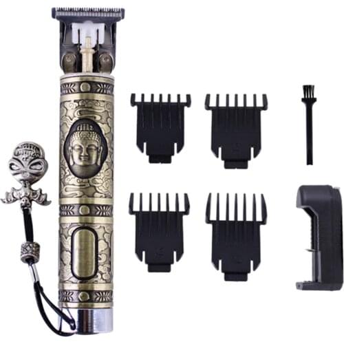 Men Oil Head Hair Carving Clipper Child Barber Clipper Self-Cut Copper