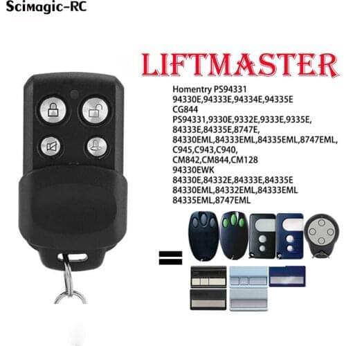 Liftmaster Motorlift Chamberlain 94335E, 84335E 9747E, 1A5639-7, 1A5477, 1A6487, 132B2372 Garage Door Remote Control Transmitter