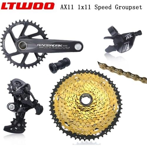 LTWOO AX 11 Speed Groupset Shifter Rear Derailleurs RACEWORK Crankset 170/175mm Cassette 46/50T 11s Chain M8000 MTB Groupset