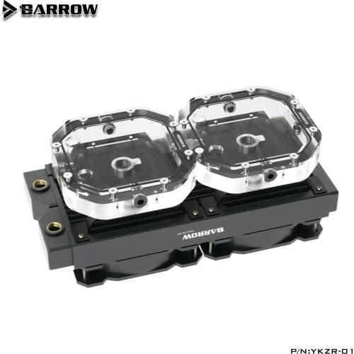 Barrow radiator Combined Split Reservoir Acrylic Intelligent water Tank /A-RGB Light /120-480 radiator/ ARGB light YKZR-01