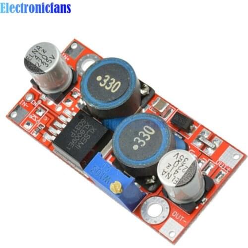 XL6009 Boost Buck DC-DC Adjustable Step Up Down Converter Module Replace LM2577 Module Power Supply Module 20W 5-32V to 1.2-35V