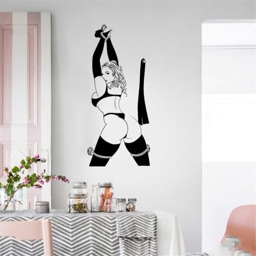 Sexy Hot Girl Woman Wall sticker home decorLovers Hotel bedroom decoration Art Mural Wall Vinyl Decal OV216