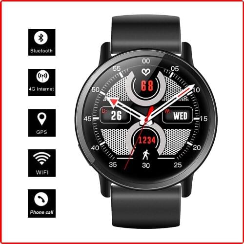 Smart Phone Watch Men 2G 3G 4G Andriod 7.1 8MP Camera MTK6739 Quad Core 16GB IP67 Waterproof Wifi GPS Smartwatch For Huawei GT2