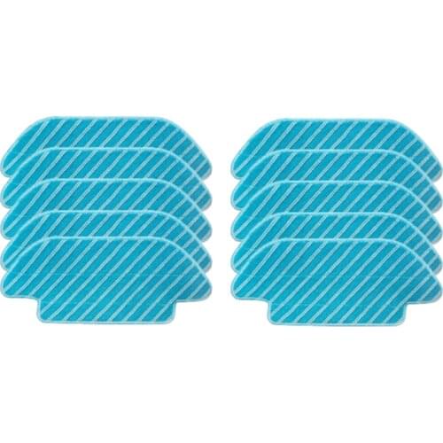 Replacement Washable Mop Cloth Rag for Conga 4090 5090 Robot Vacuum Cleaner Cleaning Mopping Pad Rags, 40PCS