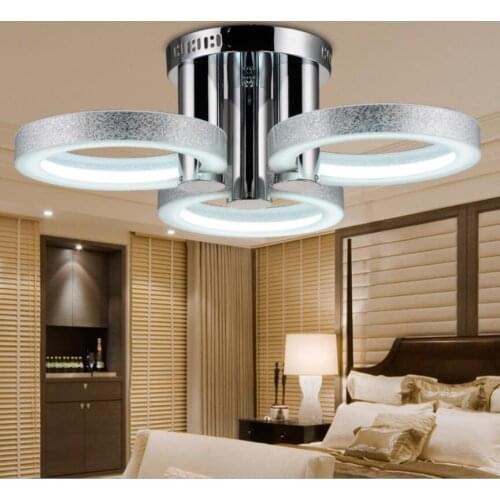 Modern simple led Chandeliers LED lamps living room acrylic lamps D64*H22CM High-power 5730 led lustre light Chandelier