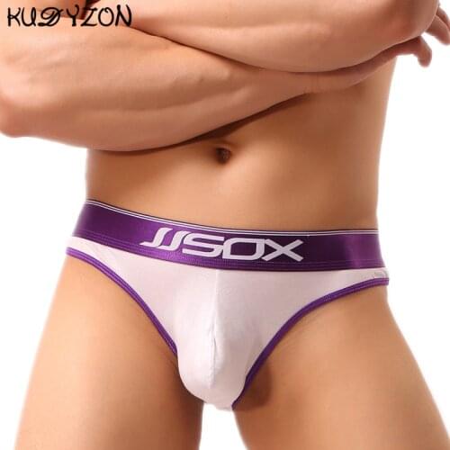 Sexy Mens Underwear Soft Modal Mens Briefs Bulge Exotic Male Panties Briefs Underwear Comfortable Homme Jockstraps