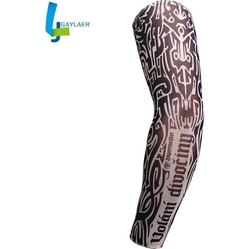 Motorcycle Cycling Sleeves Printed Armwarmer MTB Bike Bicycle Sleeves Arm Warmer UV Protection Sleeves Ridding Arm Sleeve