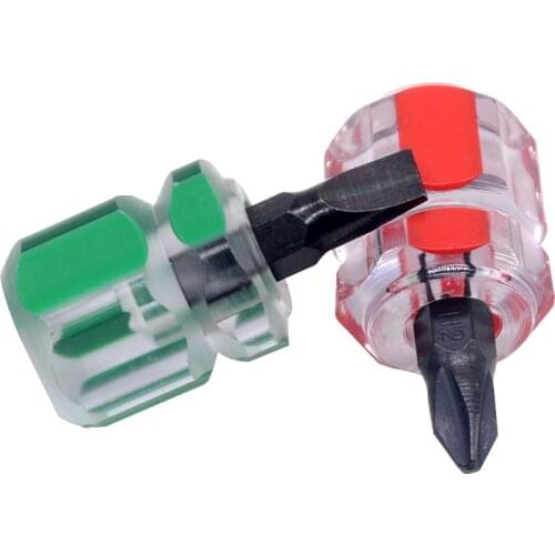 1 PCS Screwdriver Kit Set Small Portable Radish Head Screw Driver Transparent Handle Repair Hand Tools for Car Repair