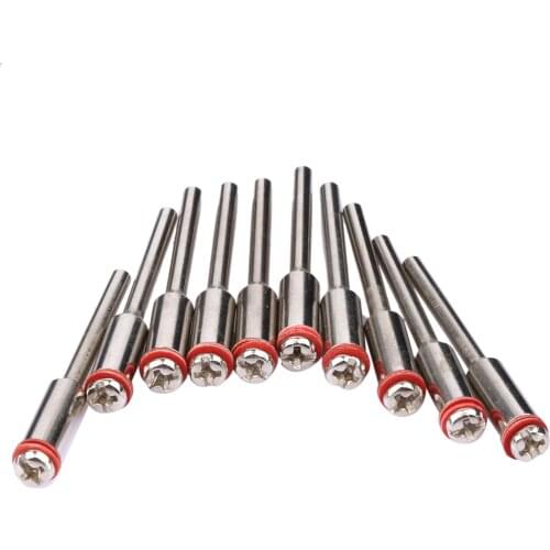 10PCS 2.35mm( 3/32") Polishing Wheel Mandrels Diamond Cutting Disc Mandrel Cut-off Wheel Holder For Dremel Rotary Tool
