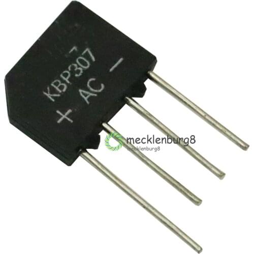 5 pcs 3A 700 V KBP307 diode bridge rectifier KBP 307 Power diode electronic Componentes