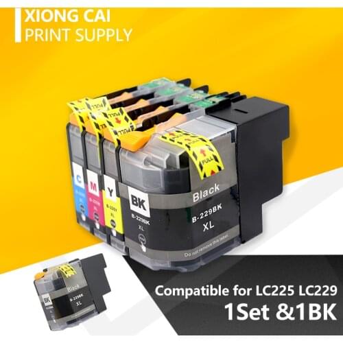 5pcs Compatible ink cartridge for brother LC225 LC229 LC229XL MFC-J5320DW 5620DW 5720DW 5625DW DCP-4120DW printer LC225 LC229 XL