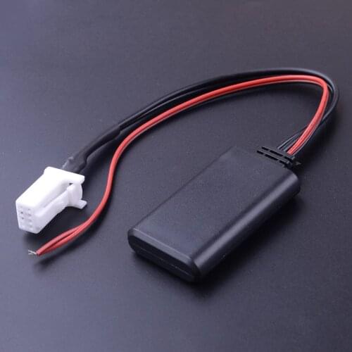 Beler Bluetooth Stereo Audio Aux Adaptor with Cable Harness 8 Pin 12V fit for Suzuki SX4 Grand Vitara 2007 2008 2009 2010