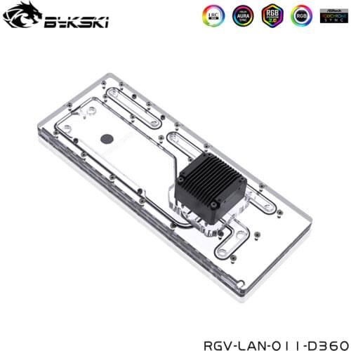 Bykski Acrylic Waterway Board For LIANLI O11 Dynamic Computer Case Double 360MM Radiator Tube Design ,RGV-LAN-O11-D360