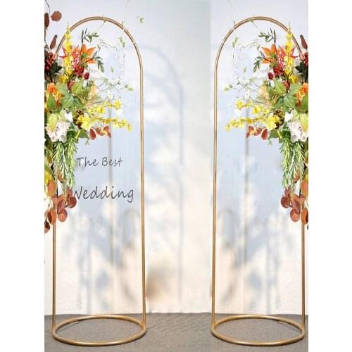 DIY flower arch structure, Wedding backdrop party supplies decorative frame, Signage shelf welcome arch balloon decor bracket