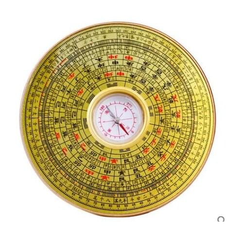 Geomantic water land A compass Compass instrument Integrated disk Geodetic bearing ornaments statue home decoration wedding