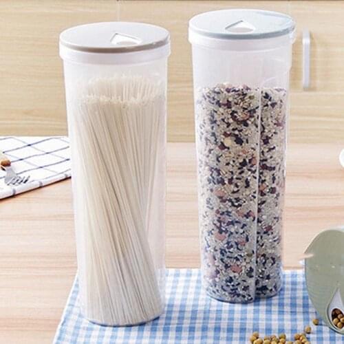 Pasta Noodle Sealed Containers Grain Cereal Storage Bottles Bean Rice Rice Bucket Moisture-proof Kitchen Food Container Box
