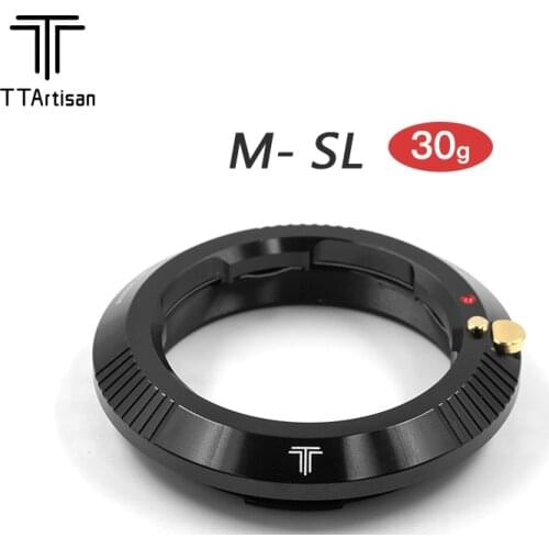 TTArtisan M-L Lens Adapter Ring For Leica M Lens to T/TL/SL/CL Panasonic S1/S1r Sigma fp L-Mount Camera Lens Micro-single