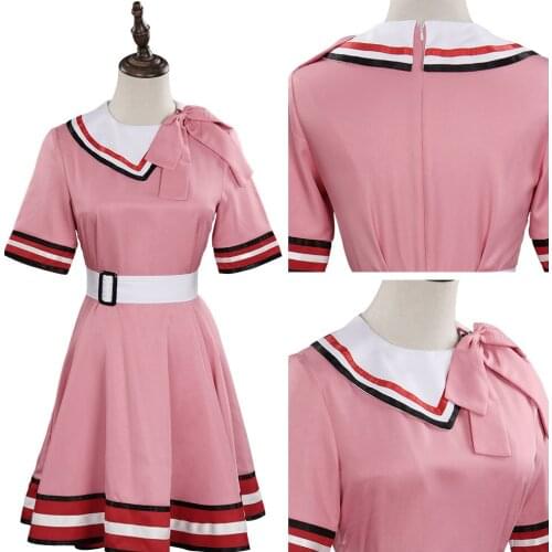 Anime Demon Slayer Kamado Nezuko Cosplay Costume Daily Dress Outfits Halloween Carnival Suit