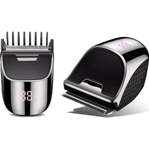 Surker Hair clipper Cordless Mini Hair Cutting Machine LED Batteker Display Waterproof Hair trimmer USB Charing Grooming Kit