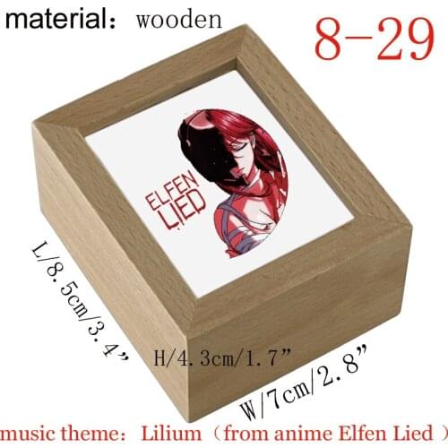 Ponyo totoro attack on titan howl lilium Promised Neverland kiki mechanical Music Box Christmas Birthday Gift home decoration