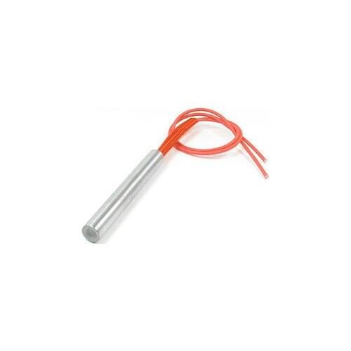 AC 220V 300W 10mm x 80mm Cartridge Heater Heating Tube Element Red Silver Tone Electricity Generation