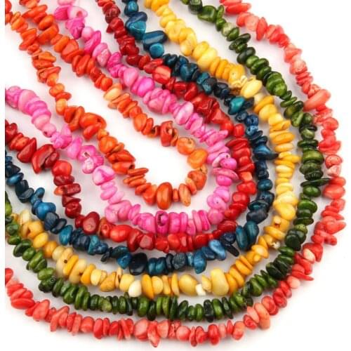 Natural Semi-precious Stone Colorful 5~8mm Irregular Loose Beads Gravel Jewelry Making DIY Bracelet Necklace Earring Accessories