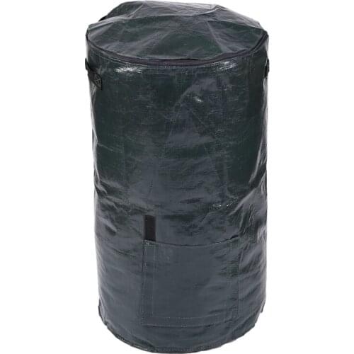 Organic Waste Kitchen Garden Yard Compost Bag Environmental PE Cloth Planter Kitchen Waste Disposal Organic Compost Bag