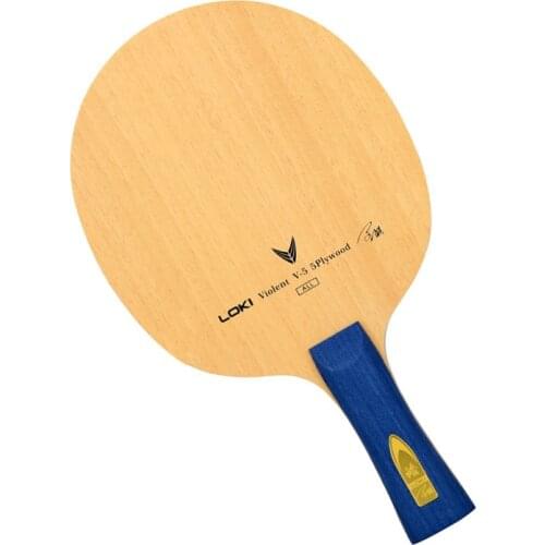 Original LOKI Violent 5 V5 Table Tennis Blade Racket (5 Ply Wood, Allround) Violent-5 Ping Pong Bat Paddle