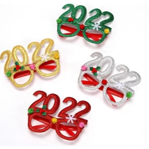Practical Versatile Plastic Novelty Holiday Glasses Frame for Party